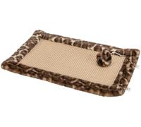 Trixie Leo 48171 - Alfombrilla de sisal para rascar, 55 × 35 cm, Juguete rascador para Colgar o Colocar Plano