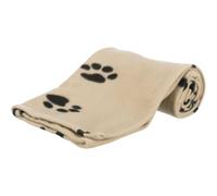TRIXIE Manta para Perros Mascotas - Manta Sofa Suave Manta para Mascotas Perros Gatos Cálida Protección Manta Barney 150x100 cm Beige