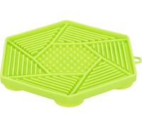 TRIXIE - Mantel para lamer Lick’n’Snack Mascotas, Bandeja para Lamer Silicona, con Ventosas, 17 cm., Verde, Apto Lavavajillas y Congelador