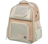 TRIXIE Mochila Willow, 38 × 25 × 45 cm, Beige/Marrón, para Perros