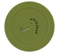 Trixie Mr. Dino - Recipiente de silicona para aperitivos con tapa, suave, duradero y a prueba de fugas, fácil de limpiar y perfecto para llevar, seguro y ecológico