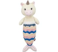 TRIXIE Mythical Creature - Juguete de peluche para perros y gatos, material reciclado suave, juguete interactivo con chirrido incorporado, acogedor y duradero para acurrucarse y jugar