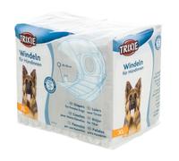 TRIXIE Pañales para perras talla XL - 12 uds - Cintura 40-58 cm | Braguitas absorbentes para incontinencia y celo con elástico ajustable para mayor comodidad durante todo el día