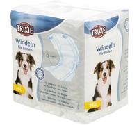 TRIXIE Pañales Para Perros Absorbentes - Empapadores Perros Desechables Para Incontinencias Cómodos 12 Unidades Talla M-L, 46-60 cm