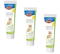 Trixie Pasta Multivitamínica | Pack de 3 | 3 x 100 g | Suplemento Alimenticio para Gatos | para Apoyar la Visión Normal y Las Defensas Naturales | Contiene Taurina