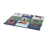 Trixie Patchwork Colchoneta Azul con Verde para perros