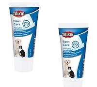 Trixie Paw-Care | Pack doble | 2 x 50 ml | Crema para el cuidado de las patas con cera de abejas para perros y gatos | Para patas agrietadas e irritadas | Puede ayudar a cuidar las patas