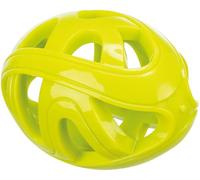 Trixie - Pelota de Rugby para Perros - Juguete Interactivo de Caucho Resistente para Lanzar y Masticar - Rebote Impredecible para Ejercicio, Reflejos y Adiestramiento