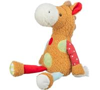 Trixie Peluche de Caballo con Parches para Perros y Gatos | Peluche con Textura acogedora | Compañero silencioso para acurrucarse, Jugar y Transportar | Peluche Duradero | 40 cm