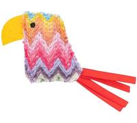 Trixie Juguete de peluche para gatos Loro Multicolor 12 cm con hierba gatera silencioso