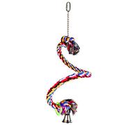 Trixie Percha Cuerda Multicolor espiral, 50 cm