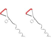 TRIXIE - Piqueta para Exteriores para Perros, Estaca Resistente y Duradera, Ideal para Fijar Juguetes y Accesorios en el Jardín o Parque para Perros (Paquete de 2)