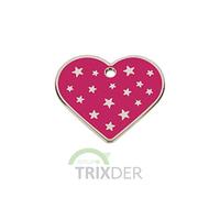 Trixie Placa PetScribe Passion, Coraz. Gra, Rosa/Plata
