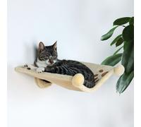 Trixie Plüschmulde Fijación 42x41cm Beige para Gatos Mueble con Rascador