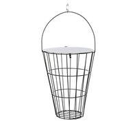 TRIXIE Porta Heno, Colgante, con Tapa, Metal, 21 cm