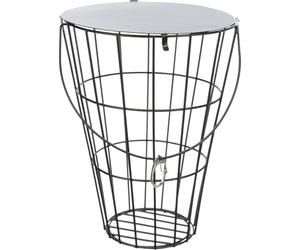 TRIXIE Porta Heno, Colgante, con Tapa, Metal, 21 cm