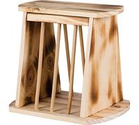 TRIXIE Porta heno con Tapa, Laminado, Ø25x22x18 cm