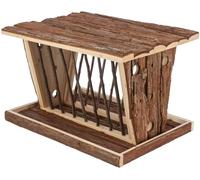 TRIXIE Porta Heno De Pie, Bark Madera, 40 x 22 x 30 cm