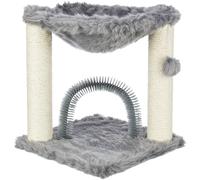 TRIXIE Poste Rascador Baza con Cepillo, 50 cm, Gris
