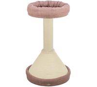 TRIXIE Poste Rascador Viviana, 80 cm, Rosa | Superficie de sisal resistente y almohadillas suaves: proporciona diversión a los gatos, juego y retiro relajado