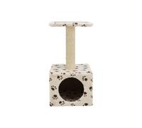 TRIXIE Poste Rascador Zamora, 61 cm, Beige/Huellas