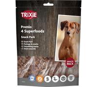TRIXIE PREMIO 4 Superfoods, Pollo-Pato-Ternera-Cordero, 4 × 100 g, Perro
