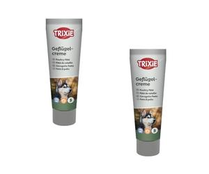 Trixie Premio Crema de Ave | Paquete Doble | 2 x 110 g | Snack de Carne para Perros | Puede facilitar la Toma de medicación | Bueno como Premio | sin lactosa