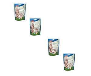 Trixie Premio Fish Chicken Rolls | Paquete de 4 | 4 x 50 g | Alimento complementario para Gatos | con Pollo y abadejo | Sin Gluten, sin azúcares añadidos | Bolsa sellable