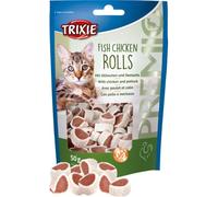 TRIXIE – Alimento complementario para gatos Premio Rolls, Pollo/Merluza, 50 g