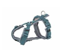 TRIXIE Premium Arnés Trekking, L, Azul Pet/Grafito