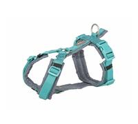 TRIXIE Premium Arnés Trekking, S, Aqua/Grafito, para Perros