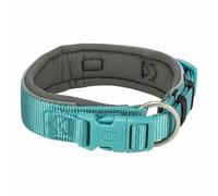 TRIXIE Premium Collar, Extra Ancho, L-XL, Aqua/Grafito, para Perros