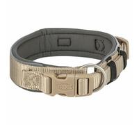 TRIXIE Premium Collar, Extra Ancho, L-XL, Arena/Grafito