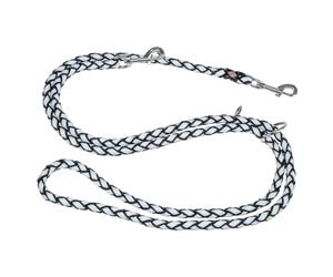 Trixie Ramal Cavo Reflect, 2.00 m/Ø 12 mm, Gris/Negro, S