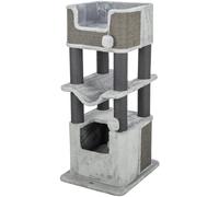 Trixie Rascador XXL Lucano Árbol para Gatos con acogedora Cueva 110 cm, Gris, rascador para Gatos, cómodo y Estable, 48160