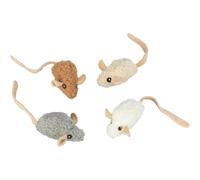Trixie Ratón de Peluche para Gatos con Hierba gatera, Juguete Interactivo Suave y lanzable para Gatos de Interior, fomenta el Juego, la curiosidad y los instintos Naturales de Caza, 18 cm