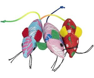 TRIXIE Ratón, Tela, Catnip, 7 cm