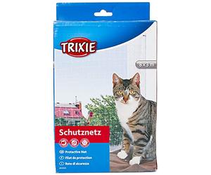 TRIXIE Red de protección UV para Gatos - Transparente - 8 × 3 m