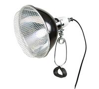 TRIXIE Reflector con Abrazadera para Lámpara con malla protectora para Reptiles
