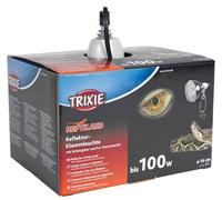 TRIXIE Reflector con Abrazadera para Lámpara con malla protectora para Reptiles