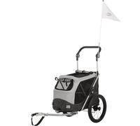 TRIXIE Remolque para bicicleta color Gris