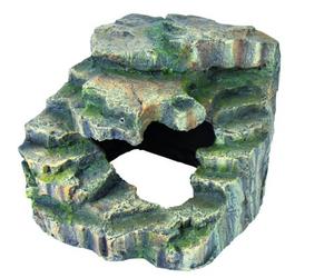 TRIXIE Roca Esquina con Cueva y Plataforma para Reptiles