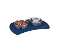 Trixie salvamanteles perro silicona azul 48x27 cm