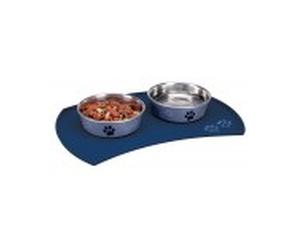 Trixie salvamanteles perro silicona azul 48x27 cm