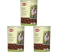 TRIXIE Schoko Drops, Chocolate, Vitaminados, 200 g, Perro (Paquete de 3)