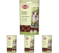 Trixie Schoko Drops, Chocolate, Vitaminados, 75 g (Paquete de 4)