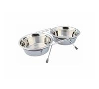Comedero doble EAT-ON-FEET con protecciones de silicona - Cantidad: 1500 ml