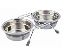 TRIXIE Set Comederos Eat on Feet, Antivibración para Perros
