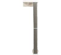 Trixie Set de Pared 1, Poste Con Soportes de Pared, Gris