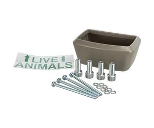 TRIXIE Set IATA para Transportines Skudo, Kit de Accesorios Homologados para Viajes Aéreos, Incluye Tornillería de Seguridad y Etiquetas de Señalización, Compatible con Gama Skudo, para Perros